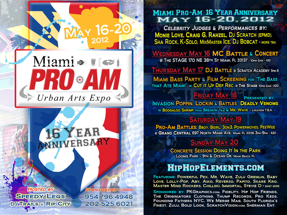 Miami Pro-Am 2012 Flyer